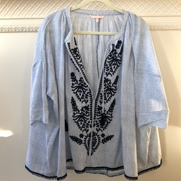 Victoria’s Secret Oversized Embroidered Cover Up - Picture 2 of 7